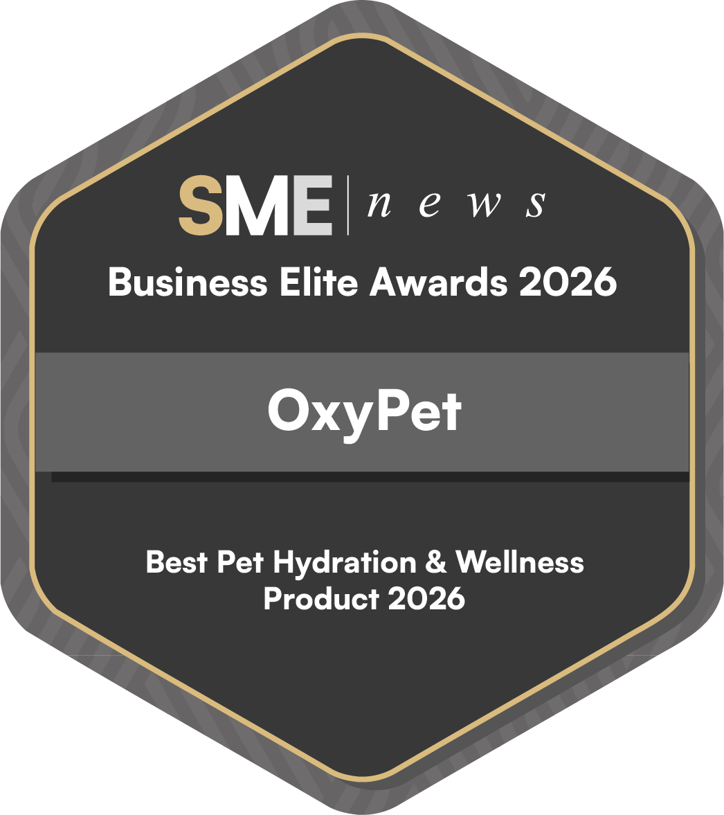 SME News Business Elite Awards 2026 winner badge, Best Pet Hydration & Wellness Product
